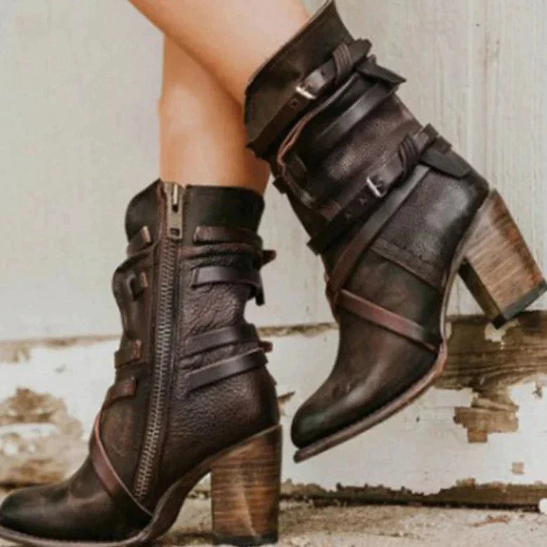 Verity Women's Boots - fabric and finish detail