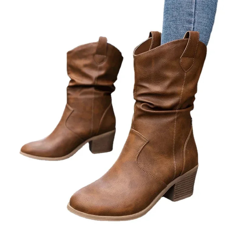 Lumi Women's Boots - fabric and finish detail