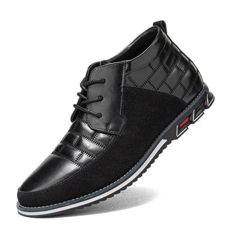 Percy Men's Ankle Boots - fabric and finish detail