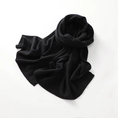 Thea Women's Scarf - fabric and finish detail