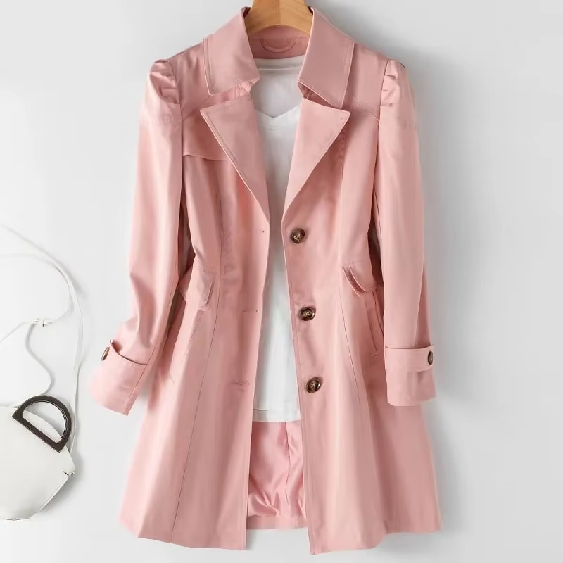 Maren Women's Trench Coat - shown in use
