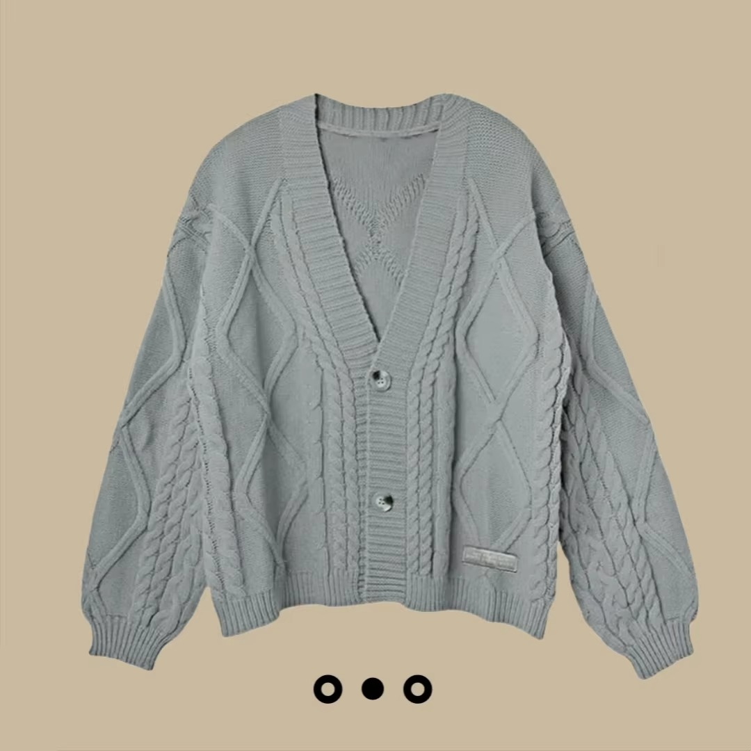 Selma Women's Cardigan - fabric and finish detail