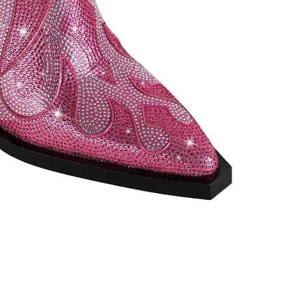 Thea Women's Block Heel Ankle Boots - back view