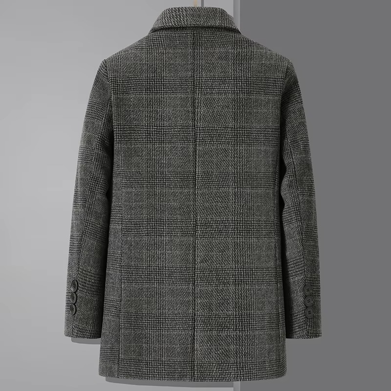 Barnaby Men's Trench Coat - back view