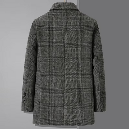 Barnaby Men's Trench Coat - back view