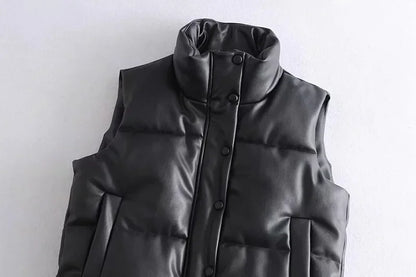 Mabel Women's Quilted Puffer Jacket - back view
