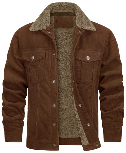 Silas Men's Jacket - fabric and finish detail