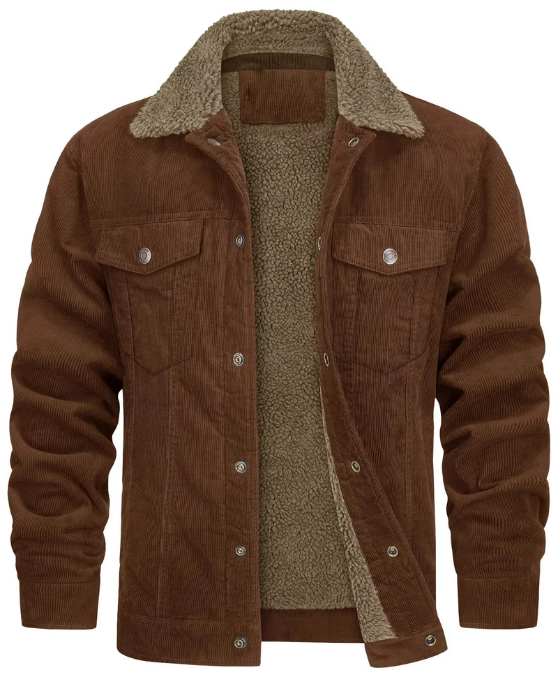Silas Men's Jacket - fabric and finish detail
