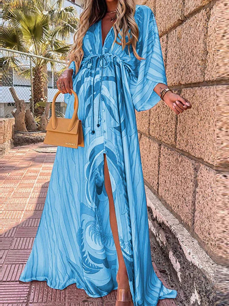Selma Women's Maxi Dress - styled view