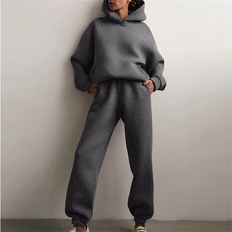 Xanthe Women's Oversized Two-piece Set | Black, White