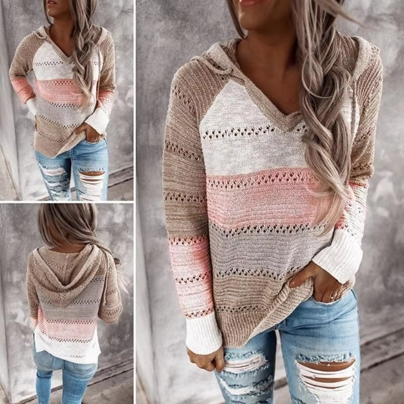 Greta Women's Striped Sweater - shown in use