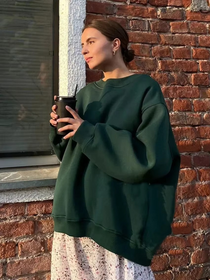 Elena Women's Oversized Sweatshirt - styled view
