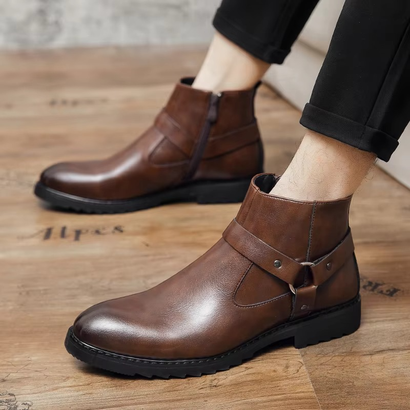 Fabian Men's Chelsea Boots - back view