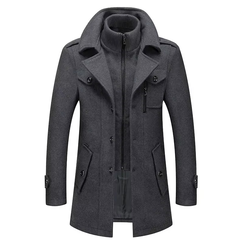 Sawyer Men's Trench Coat - shown in use