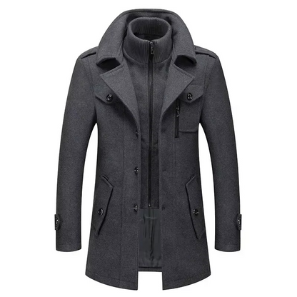 Sawyer Men's Trench Coat - shown in use