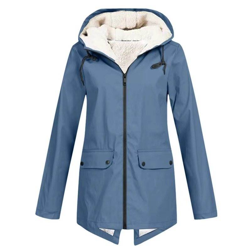 Jolie Women's Trench Coat - shown in use