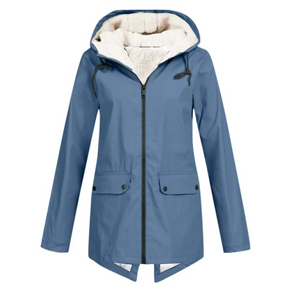 Jolie Women's Trench Coat - shown in use