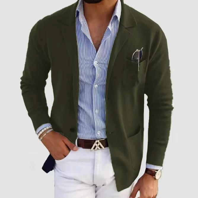 Griffin Men's Cardigan - back view