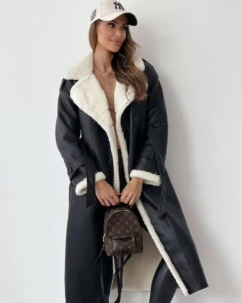 Mabel Women's Trench Coat - front view
