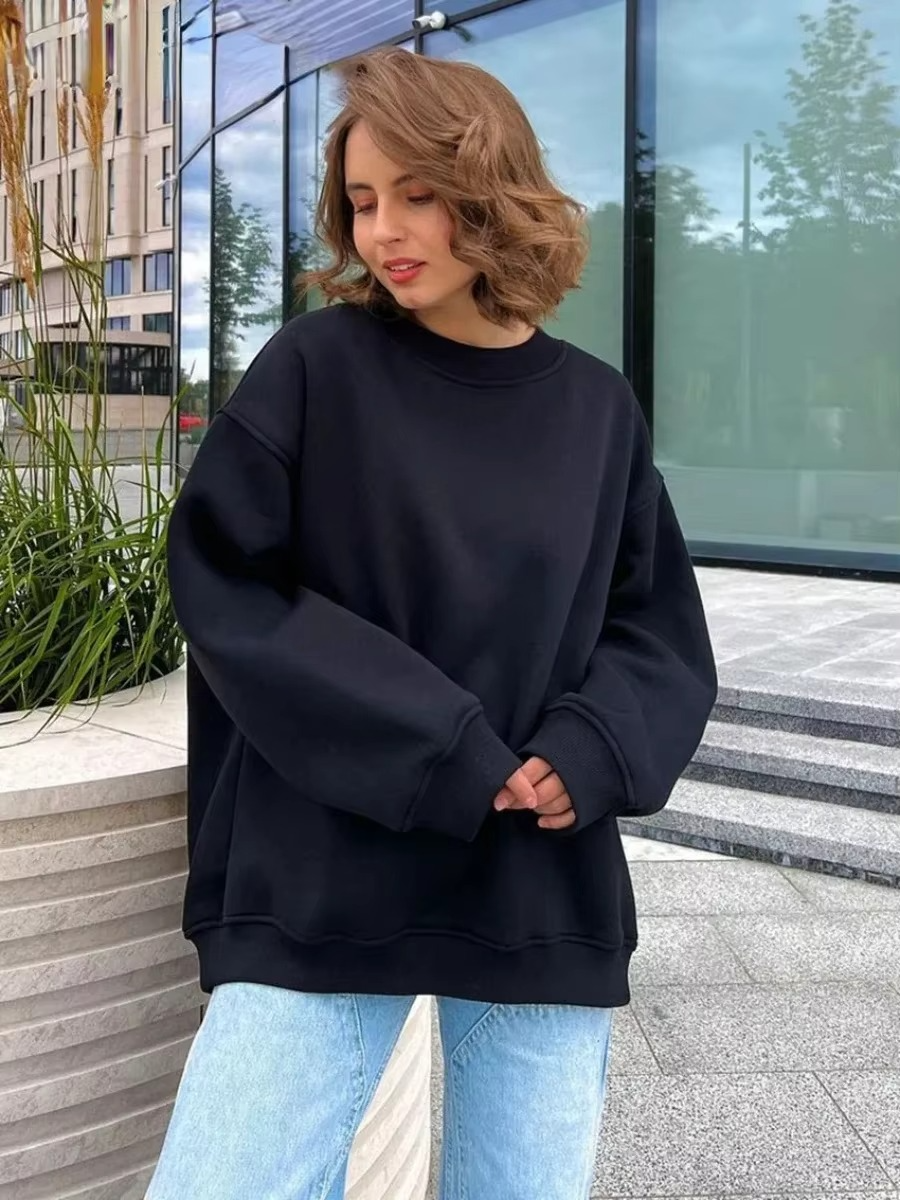 Elena Women's Oversized Sweatshirt - styled view