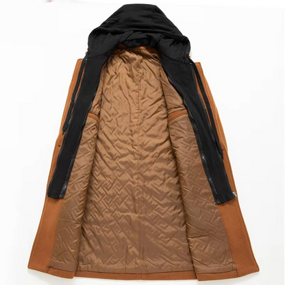 Theo Men's Trench Coat - full-length view