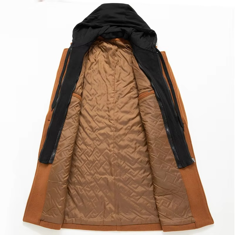 Theo Men's Trench Coat - full-length view