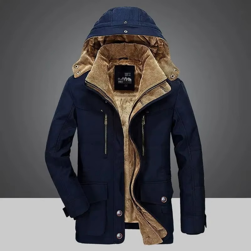 Bruno Men's Jacket - fabric and finish detail
