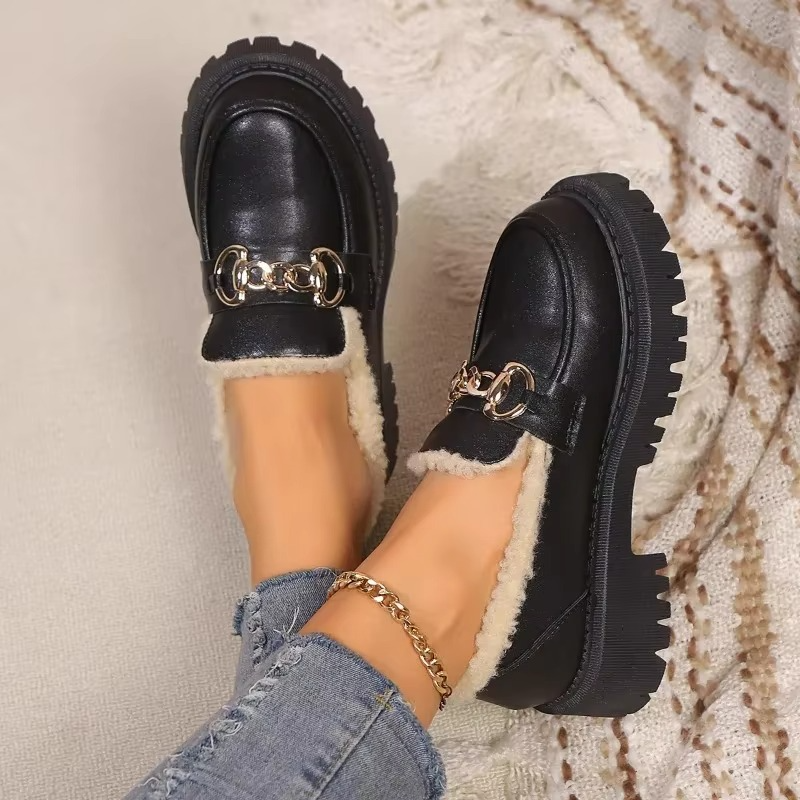 June Women's Suede Loafers - fabric and finish detail