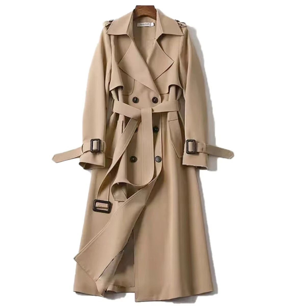 Odette Women's Trench Coat - front view