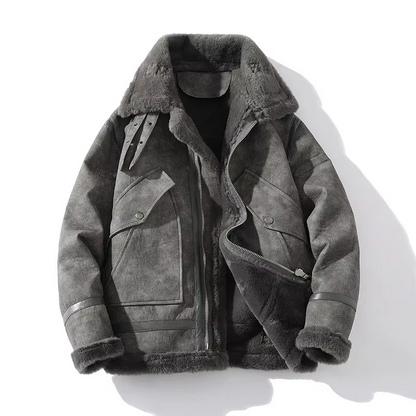Ellis Men's Suede Jacket - front view