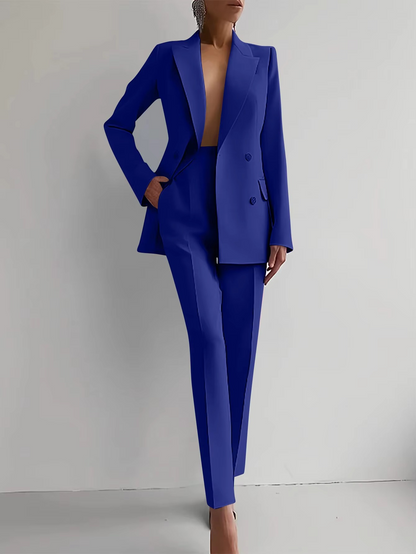 Bijou Women's Blazer - fabric and finish detail