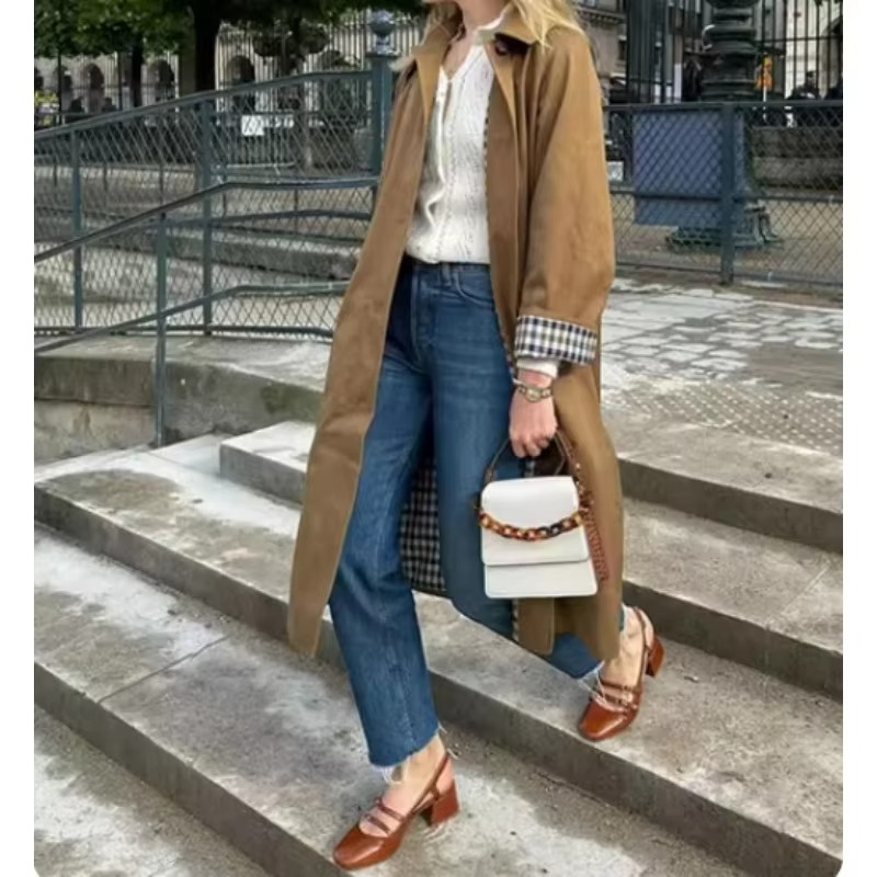 Imogen Women's Trench Coat - styled view