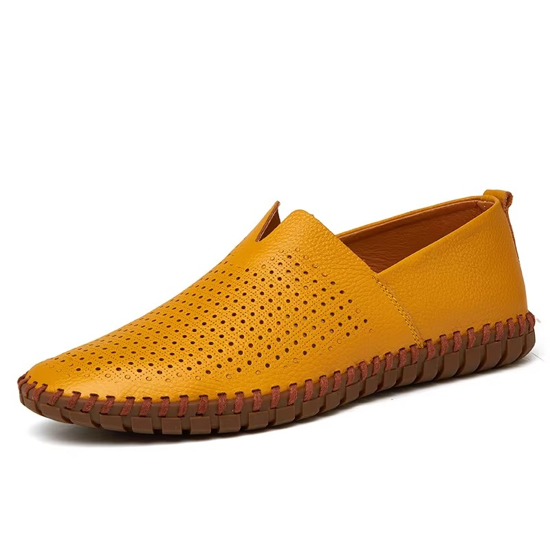 Zane Men's Loafers - fabric and finish detail