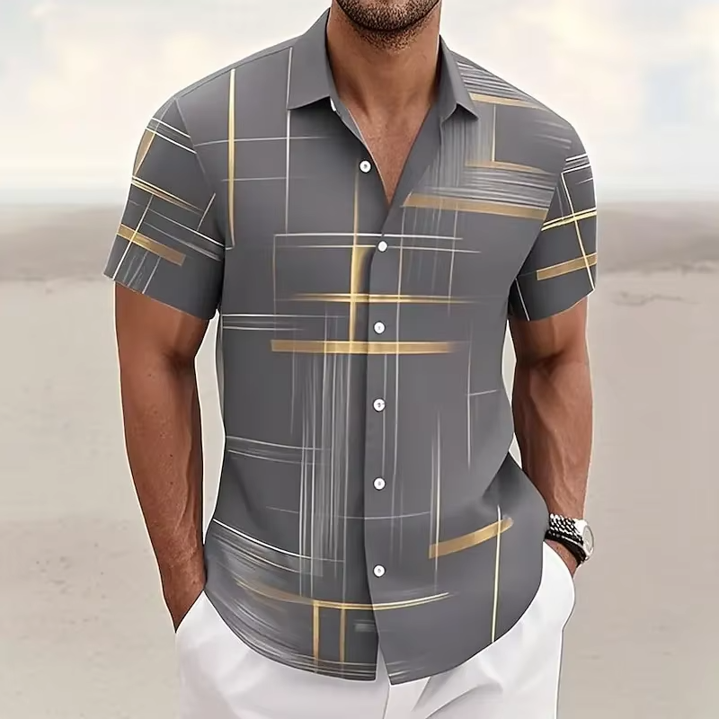 Felix Men's Plaid Shirt - shown in use