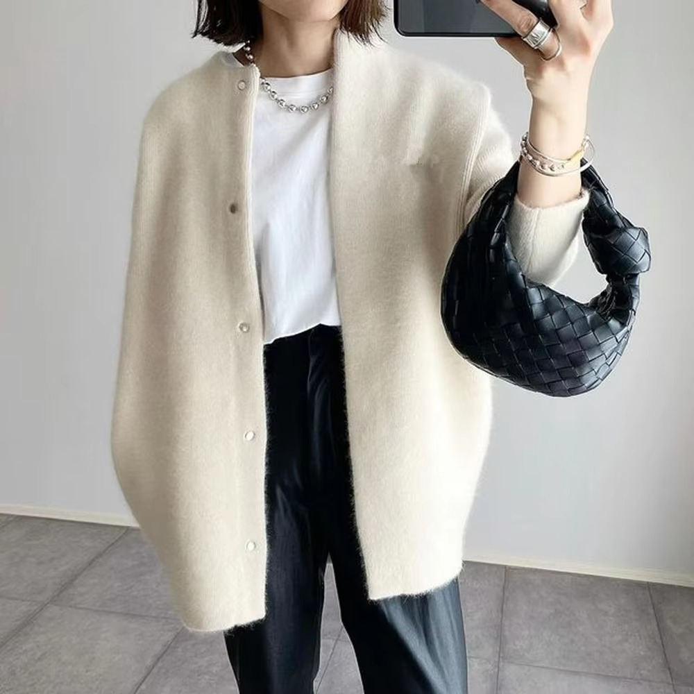 Delphine Women's Cardigan - shown in use