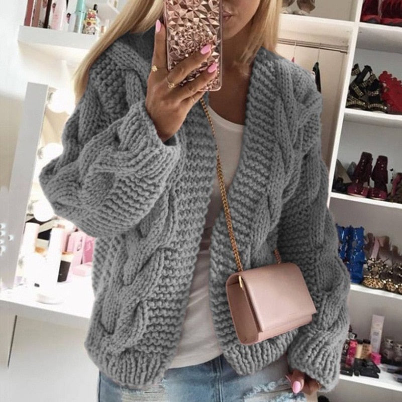 Imogen Women's Cardigan - fabric and finish detail