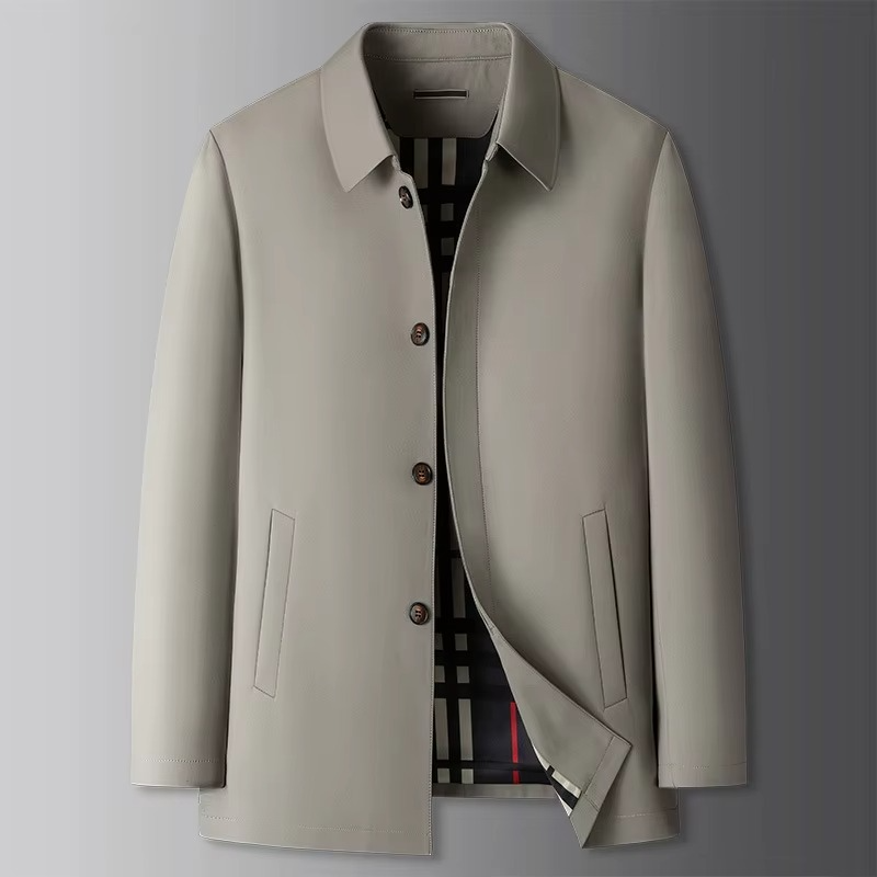 Quill Men's Trench Coat - styled view