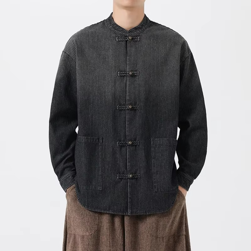 Barnaby Men's Jacket - fabric and finish detail