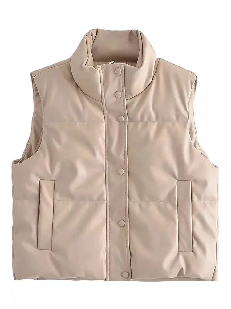 Mabel Women's Quilted Puffer Jacket - full-length view