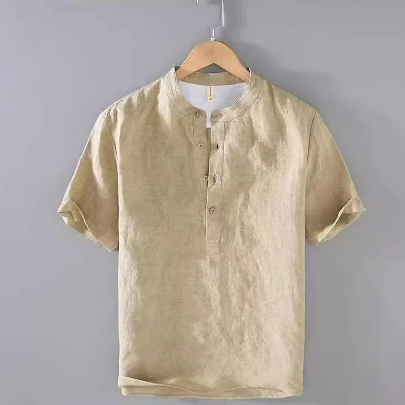 Lachlan Men's Linen Shirt | Cotton, Long Sleeve, Short Sleeve