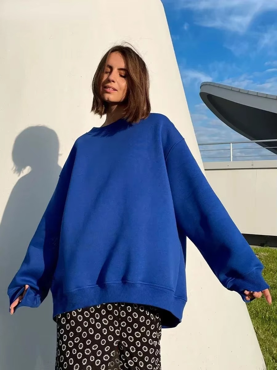 Elena Women's Oversized Sweatshirt - front view
