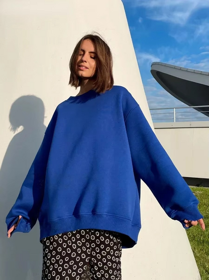 Elena Women's Oversized Sweatshirt - front view