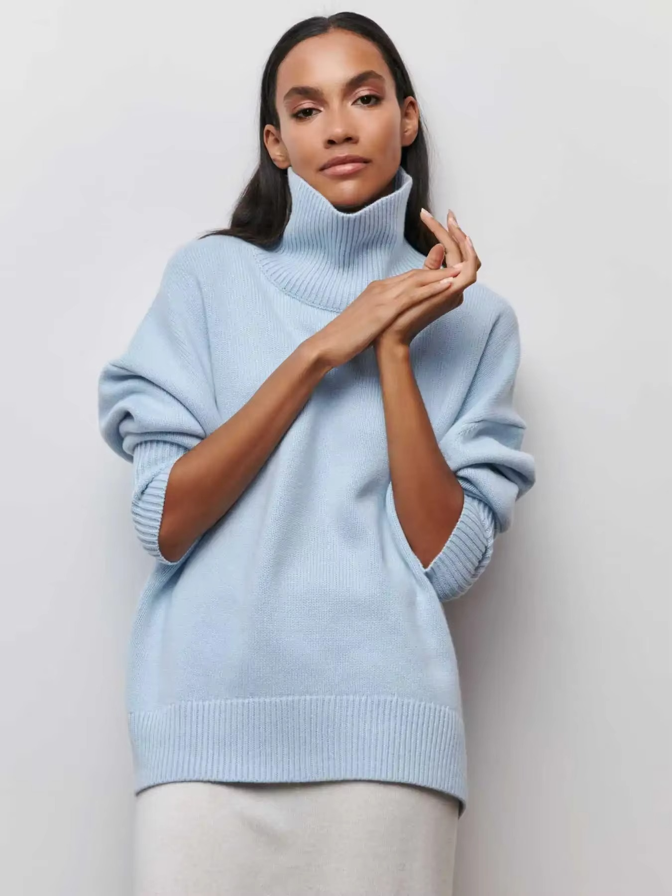 Mabel Women's Oversized Sweater - styled view
