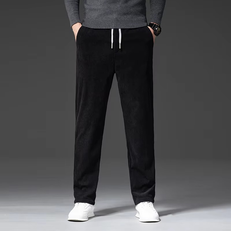 Nolan Men's Trousers | Classic, Corduroy, Elastic Waist
