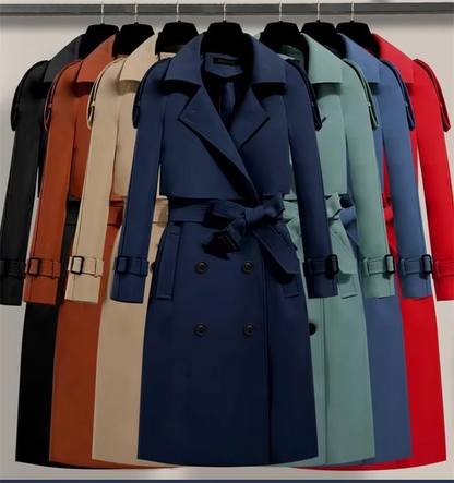 Camille Women's Trench Coat - full-length view