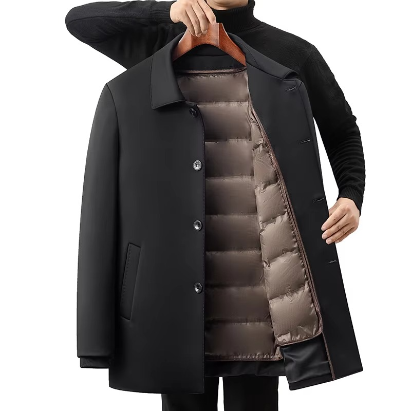 Xavier Men's Puffer Jacket | Black, Blue
