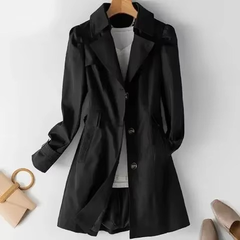 Colette Women's Trench Coat - styled view