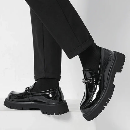 Yves Men's Platform Loafers - front view