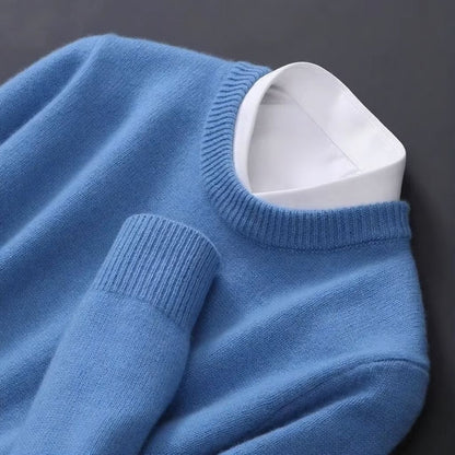 Caleb Men's Oversized Sweater - fabric and finish detail