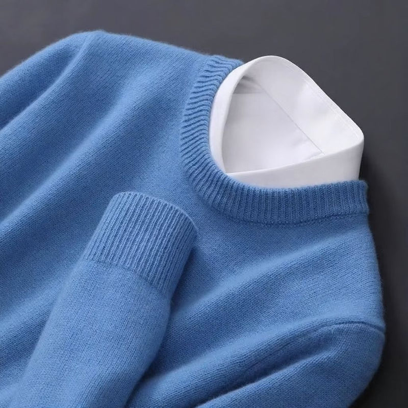 Caleb Men's Oversized Sweater - fabric and finish detail